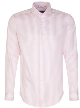 Seidensticker Herren Shaped Fit Langarm Hemd