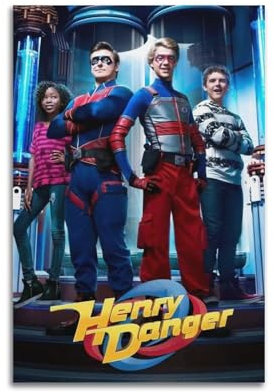GEENUM Henry Danger TV-Serie, Poster, Schlafzimmer, Wohnzimmer, Wanddekoration, Poster, Ästhetik, Art-Deco, 30 x 45 cm, ungerahmter Stil