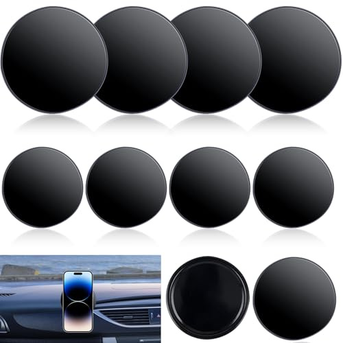 8 Stück Auto Armaturenbrett, Waschbare Anti Rutsch Pad Auto | Wiederverwendbarer Doppelseitig Klebende Silikon Pads, Selbstklebende Auto Armaturenbrett Klebepad für Handy, Sonnenbrillen