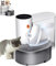 Smart Pet Water Fountain, Rechargeable Cat Water Fountain, 3LSmart Pet Water Fountain No Filter, With Self-Refill Tipping Sewage Separation Pet Water Dispenser, Ultra Silent 180 Days Endurance