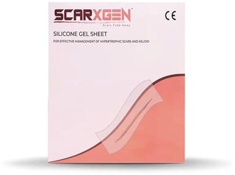 Scarxgen 7.2 cm Dia | Areopexy Silicone Scar Sheets for Breast Augmentation | Scar Patches in Round Shape | Ideal for Surgical & Keloid Scars