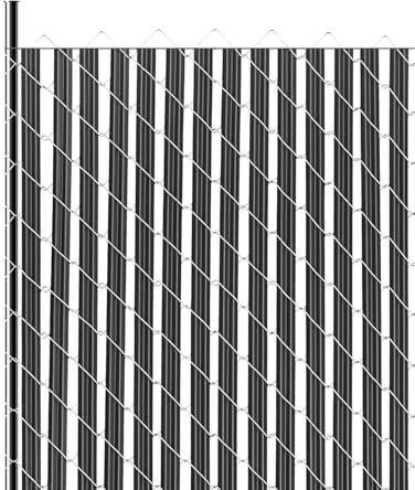 VEVOR Lattes de Confidentialité pour Clôture à Mailles, Paroi Simple, Lattes Verticales Adaptées aux Clôtures Mailles Losangées 1,8 m Haut, Verrou Inférieur, Haute Densité, pour Jardin, Ferme, Terrain