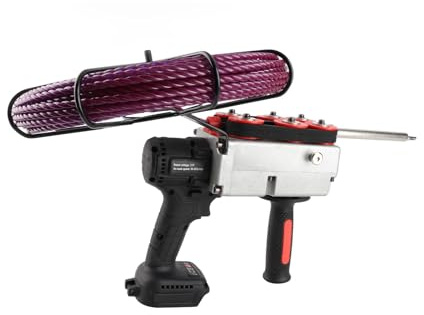 Fockety Filettatrice Elettrica per Tubi, 18000 Giri/min Macchina per Filettalare Tubi Motore SENZA Spazzole Portatile Filettatrice per BL1830 BL1840 BL1850 Cavo 15 M per Interfaccia