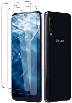 [2 Stück] für Folie Samsung Galaxy A50 Panzerglas, Frei von Staub Schutzfolie Samsung A50s Displayschutz, Kompatibel mit Hülle, Anti-Shedding Displayfolie Schutzglas