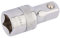Draper Rallonge carrée 1/2 16749, longueur 50 mm