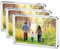 Boxalls Cadre Photo 10 x 15 cm - Lot de 3 Cadres photos - Acrylique - Profil de Cadre 2 cm ! - transparent (10 x 15 cm Lot de 3)