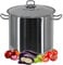 GEEZY Large Deep Stainless Steel Stock Pot 11L – Induction Base, All Hob Compatible, Durable & Dishwasher Safe – Great Kitchen Essential for Families Cooking Stew, Curry, Soup, Biryani & More