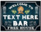 Shawprint PERSONALISED BAR PUB METAL TIN WALL SIGN GIFT WALL KITCHEN HOME BAR MAN CAVE GIFT (2PER) (267MM X 200MM (10 X 8)) (267MM X 200MM (10 X 8))