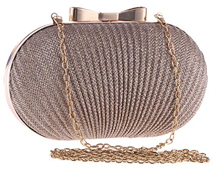 Syrads Pochette da donna Borsa da sera con catena per borsa da sposa Prom Borsa da sposa