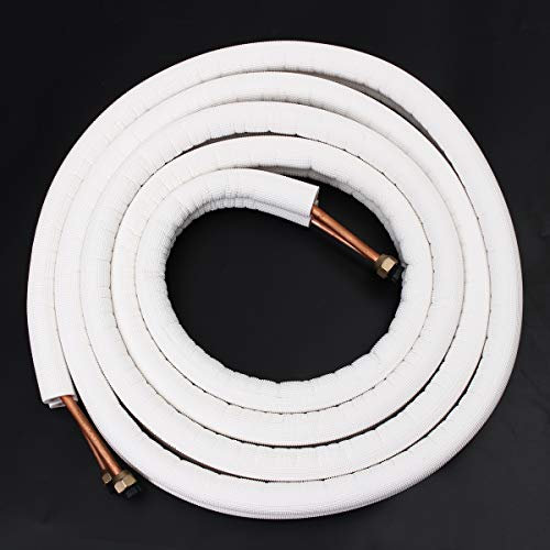Forspero Tubo De Cobre Aislado De 1/2/4 M 1/4 '' 3/8 '' Tubos De Aire Acondicionado Accesorios Par De Tubos De Bobina - 1M