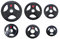 imperial fitness 2 X 2.5KG Olympic weight plates coated in rubber Functional weight plates Pair of 2.5kg weights