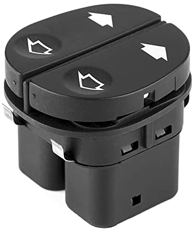 Yctze para interruptor de ventanas eléctricas de ka 1995 interruptor elevalunas Interior y exterior del coche 96FG14529BC Botón del interruptor de control de la ventana