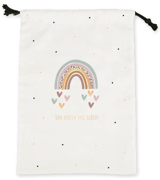 Grafik-Werkstatt Geschenkbeutel aus 100% Baumwolle| Geschenktüte | Verpackung | Von Herzen
