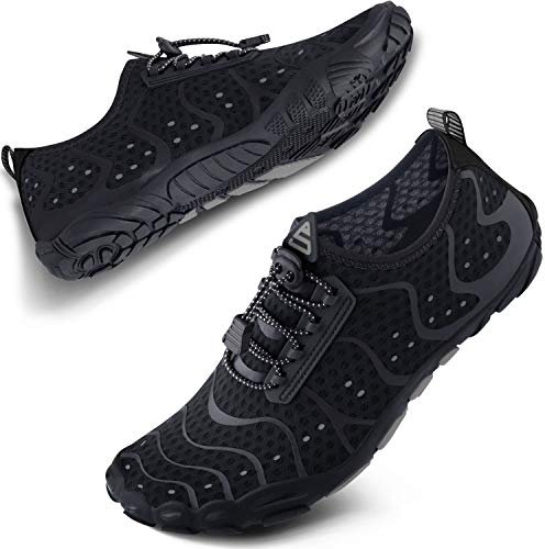 SEEKWAY Wasserschuhe Damen Herren Erwachsene Quick-Dry Aquaschuhe Barfuß für Strand Schwimmen Fluss Pool See Wandern Kajakfahren Surfen SP001 37EU