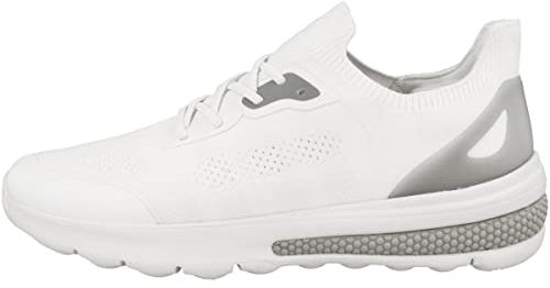 Geox U Spherica Actif U35baa, Zapatillas Hombre, Blanco, 41 EU Ancho