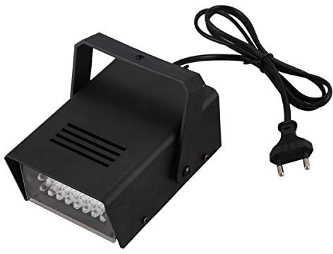 -J Mini LED Strobe Stroboscope Effet de Blanche AC 100-240V Scene