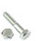 2 Stk Sechskantschraube mit Schaft - DIN 931 8.8 M18 x 180 verzinkt