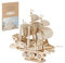 Relaxdays 3D Puzzle Schiff, HBT: 18x22x6,5 cm, Holzpuzzle Kinder & Erwachsene, Modellbausatz, Schiffsmodell, Holz, Natur