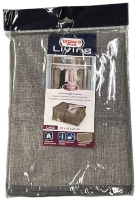 DOMOPAK - Maison Grey Custodia per Coperte L 55X45X25CM