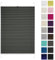 Rettika® Plissee mit Bohren, Breite: 125 cm, Höhe: 150 cm, Anthrazit, Fensterrollo Sonnenschutz, Plisseerollo innen, Rollo für Fenster mit Bohren