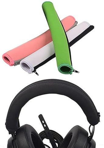 for Razer Kraken PRO 7.1 V2 Headphones Headband Cover Headset Headband Bumper Protective Cover with Zipper for Razer Kraken PRO 7.1 V2 (green)
