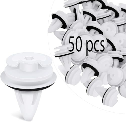 Alrens Kit 50 Clips de fijación de coche, panel de moldura de coche y clips de puerta, para Peugeot, Clips de puerta de coche Sujetador para E34, E36, E38, E39, E46, M3, M5, Z3, X5