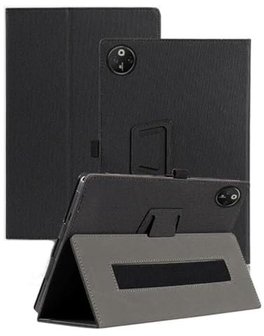 Qiawum Étui folio avec support pour DOOGEE T30MAX 12,4, étui intelligent pour doogee T30 max 2024 avec angles de vue multiples, protection complète