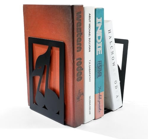 Book Nook, Decorative Metal Book Ends Supports
