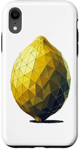 iPhone XR Geometric Art Lemon Lemons Case