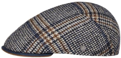LIERYS Milano Flatcap Kariert Made in Italy Herren HerbstWinter