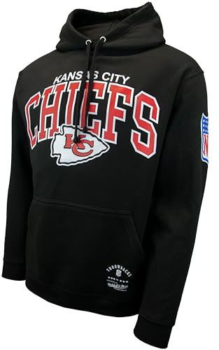 Mitchell & Ness NFL Team Arch Hoodie - Kansas City Chiefs, S