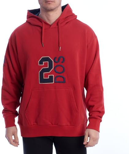 La Martina Hoodie Over Fit Kapuzenpullover UMF603-FP529 Herren