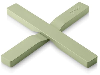 Eva Solo | Magnetischer Untersetzer Pistachio |Die beiden Teile können separat oder über Kreuz gelegt Werden | Pistachio