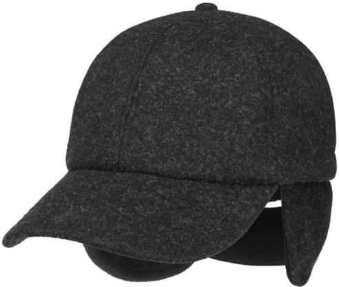 Lipodo Flatcap mit Ohrenklappen Schirmmütze Schiebermütze Herren - Schirm, Futter Herbst-Winter Winter