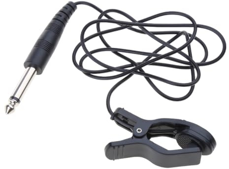 Portable Pickup Microphone Acoustic Guitar Pickup Clip Tuner Equipment Mic Clip