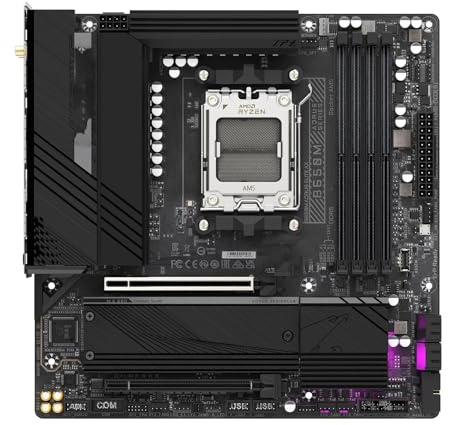 motherboard Fit For Gigabyte B650M AORUS ELITE AX, Socket AM5, ATX, Supports 4xDDR5, Bluetooth Motherboard