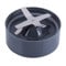Fdit Pieza De Repuesto De Base De Cuchilla De Acero Inoxidable Cross Extractor Para Blender 600 / 900W(600W)
