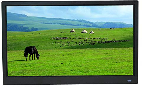 Photo Frame IPS Vollbild 15 Zoll HD digitaler Fotorahmen 1920 * 1080 elektronisches Fotoalbum Foto Video-Werbemaschine USB- und SD-Kartenslot und Fernbedienung