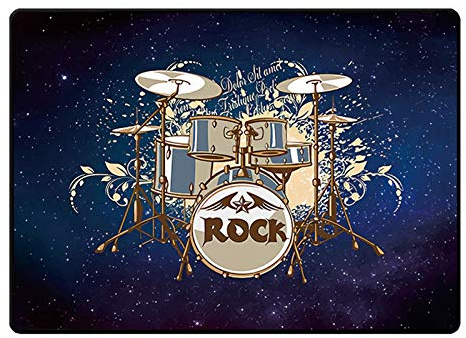 QQDD Alfombras Acusticas Alfombra para Bateria Electronica Alfombra bateria batería Tambor Alfombra Alfombrilla insonorizada Alfombras Rectangulares para Bombo Caja Alfombrillas Antideslizantes