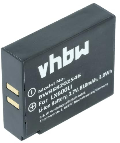 vhbw Akku kompatibel mit Eartec Ultralite | Wireless Headset Kopfhörer (810mAh, 3,7V, Li-Ion)