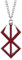 Iordan Schlüsselanhänger Brand of The Sacrifice-Logo Blutrot Anhänger Halsketten & Schlüsselanhänger Gr. One size, Halskette