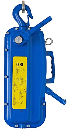 DQ-PP Câble | jusqu'à 1600 kg | Sans corde | Sécurité contre la surcharge | EN 13157 | Treuil manuel