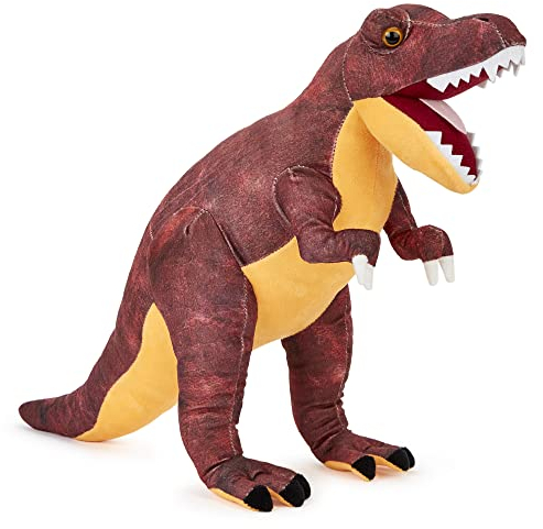 Zappi Co Weich gefülltes Kuscheltier für Kinder T-rex (Rot) Plüschtier (48-50 cm Höhe) Safari-Tiere Kollektion Plüschteddy Neugeborenes erstes Kind