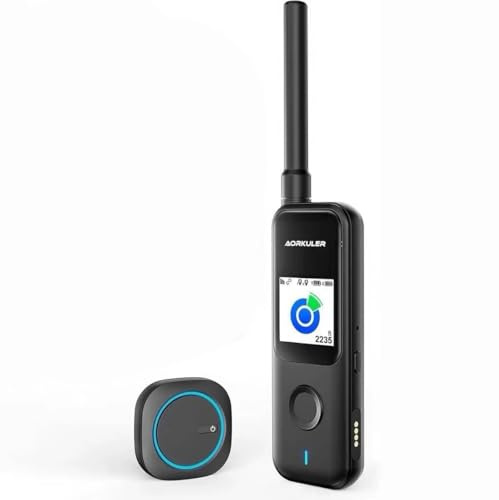 Aorkuler Hund GPS Tracker, Hund GPS Tracker Keine Monatliche Gebühr und Kein Abonnement, Hundehalsband Tracker Gerät Ohne Zellsignal, GPS Tracker rechtzeitig