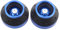 Vorderradgabel Sturzpads Crash Protector, CNC Aluminium Vorderradgabel Sturzpads Motorrad Absturzschutz Motorrad Vorderrad Motorrad Fallschutz Roller Moped Gabel Rahmen Rad Scooter Moped(Blau)
