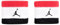 Jordan Terry Wristbands J1004300-667, Womens,Mens Wristbands, Multicolour, One Size EU