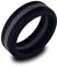 Longbeauty Damen Herren Sport Silikon Ringe Eheringe für Sport Workouts Hochzeit Gummibänder Langlebig Mehrfarbig, Größe 59, Schwarz/Grau