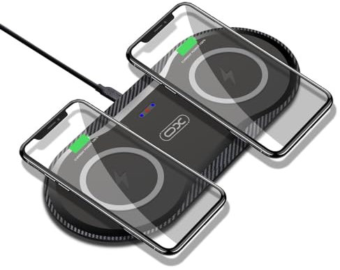 Double Chargeur sans Fil pour Apple iPhone 15, 15 Plus, 15 Pro Max, 15 Pro/iPhone 14 Pro,... Charge Rapide Induction Double Pad 20W Qi