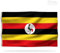 Premium Uganda-Flagge 150 x 90 cm – langlebige und hochwertige ugandische Flagge mit 2 Metallösen