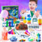 70 Wissenschaft Experimente Kit für Kinder ab 4-6-8-12, Mint Erziehungswissenschaft Spielzeug Geschenke für Mädchen Jungen, Chemie Set, Kristallwachstum, Eruption Vulkan